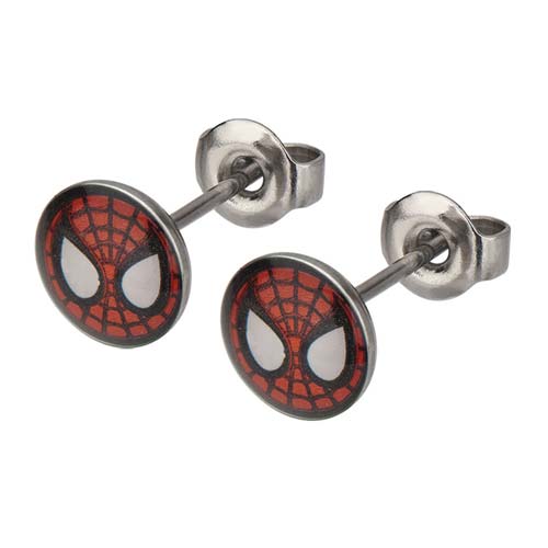 Spider-Man Mask Stud Earrings